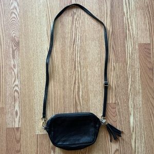 Black Leather Purse